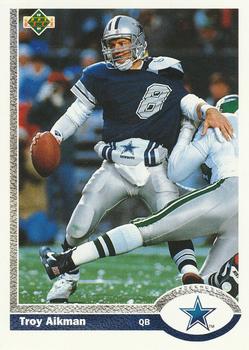 Troy Aikman Dallas Cowboys 1991 Upper Deck NFL #152